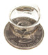 Sterling Silver Multicolor Inlay Ring Size 6 YS58756